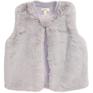 Peek Girls faux fur vest